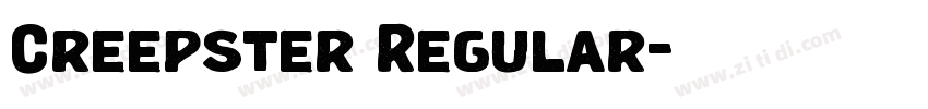 Creepster Regular字体转换 Creepster Regular字体转换
